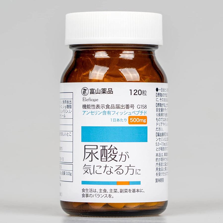 6個セット 富山薬品 アンセリン エレフィークアンセリン錠 120粒 30日