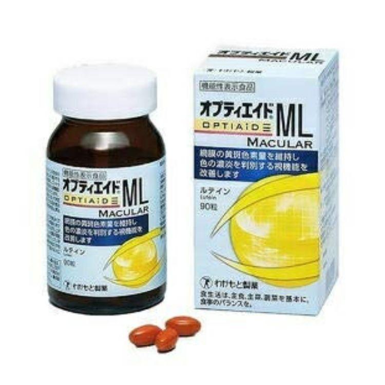 わかもと製薬 3個セット オプティエイドML MACULAR 90粒 サプリメント 