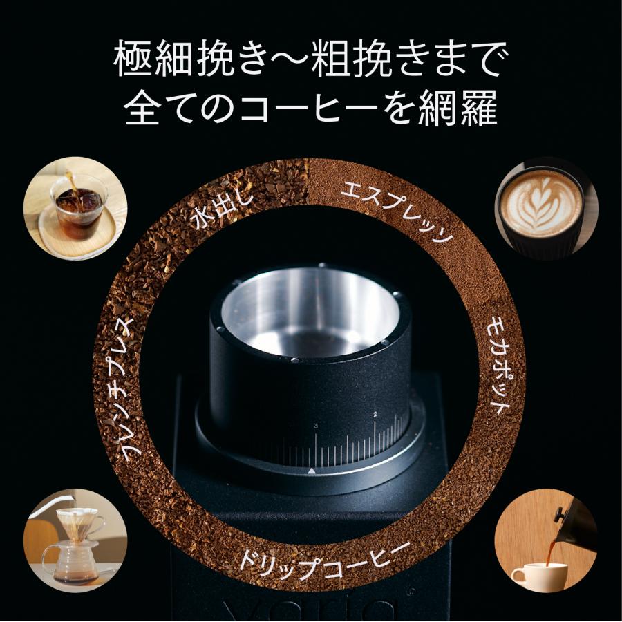 公式店 特別セット Varia VS3 Grinder (第二世代) + 替刃セットヴァリア 電動 ミル コーヒー グラインダー コニカル 臼式 エスプレッソ おしゃれ 小型 kurasuの画像