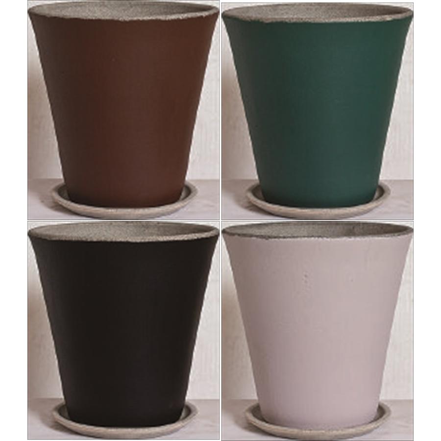 信楽焼 植木鉢 受皿セット 黒板ウエキバチ ｍサイズ a くら助 通販 Yahoo ショッピング