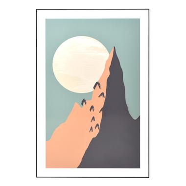 月と山のイラスト アートパネル ART-199A 東谷｜kurasuke