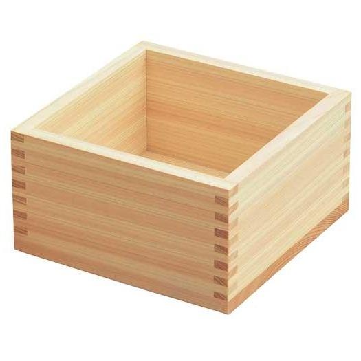 国産 東濃ひのき使用 木枡 無塗装 1升枡 12268 ヤマコー : くら助