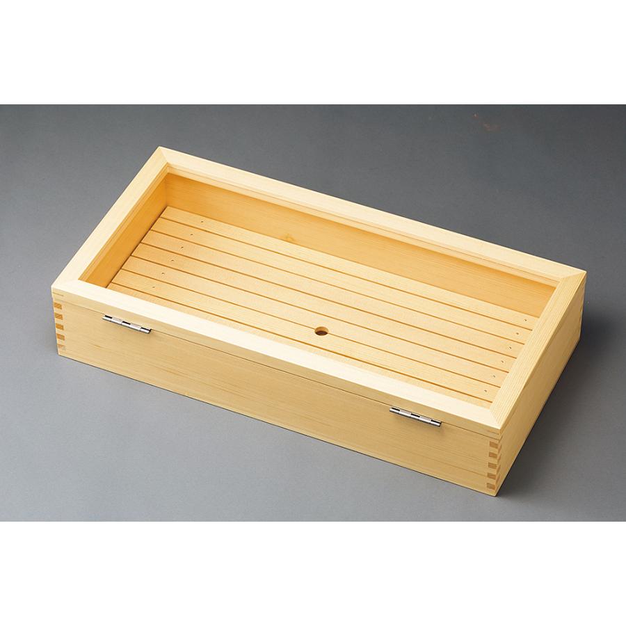 ネタ箱（長）目皿・アクリル蓋付 ヤマコー