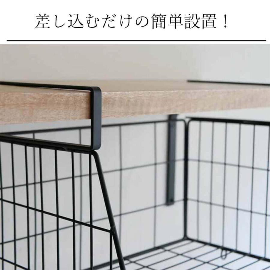 POSH LIVING ハンギングバスケット ブラックL かご 収納 POSH LIVING ハンギングバスケット ブラックL かご 収納