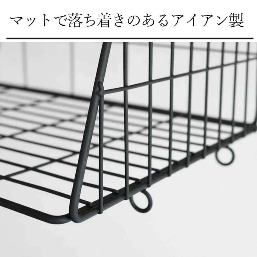 POSH LIVING ハンギングバスケット ブラックL かご 収納 POSH LIVING ハンギングバスケット ブラックL かご 収納