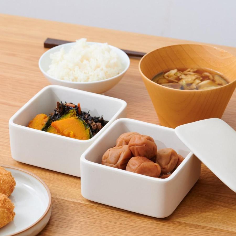 かもしか道具店 kamoshika しかくいふたものセット 山口陶器 or-60