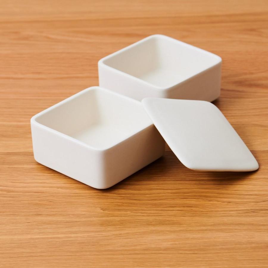 かもしか道具店 kamoshika しかくいふたものセット 山口陶器 or-60