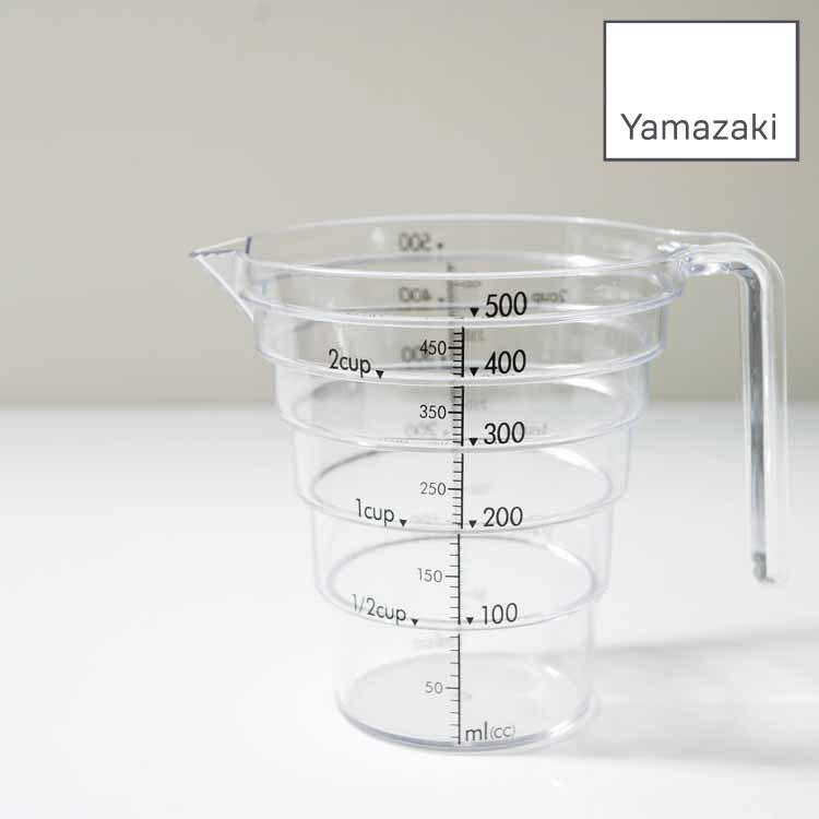 レイヤー Layer 段々計量カップ レイヤー 500ｍｌ クリア 山崎実業 2547 計量カップ 500 計量 カップ 電子レンジ対応 おしゃれ 耐熱 計量カップ 見やすい メジ 2547 生活雑貨 Kurasuno ヤフー店 通販 Yahoo ショッピング