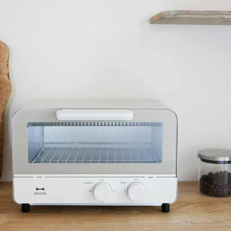 ブルーノ Bruno オーブントースター ウォームグレー イデアインターナショナル Boe052 Wgy おしゃれ 2枚 Oven Toaster トースター 小型 おすすめ 一人暮らし 家 当季大流行