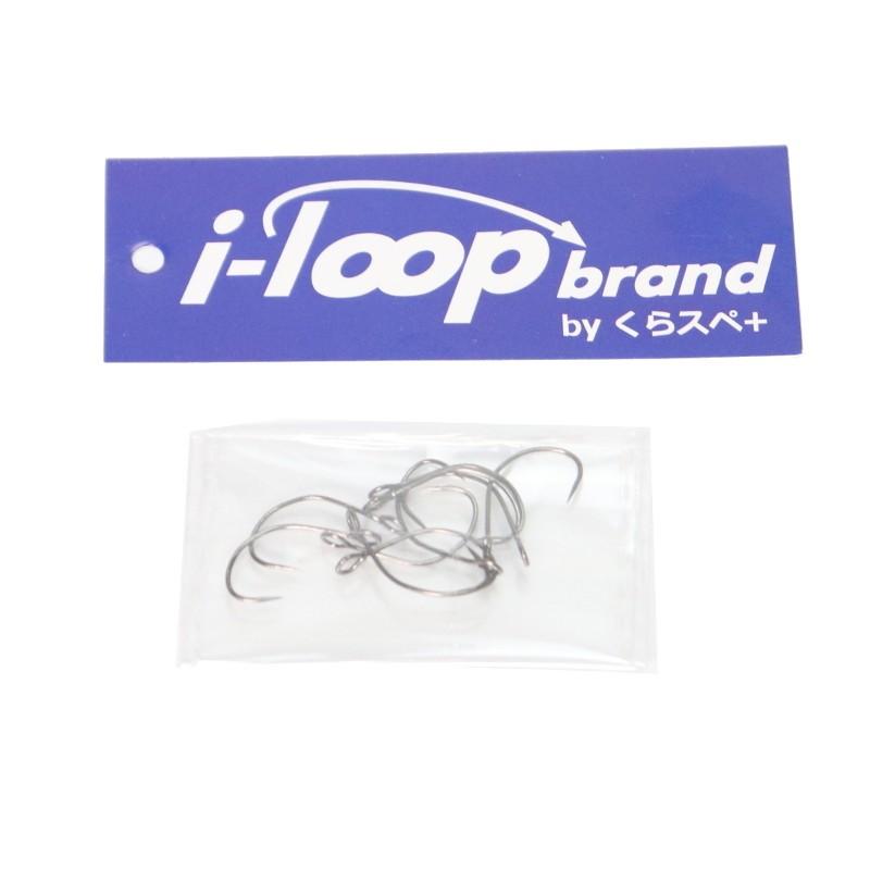 i-loop バーブレスフック スプーン ミノー 用 20本入り #8