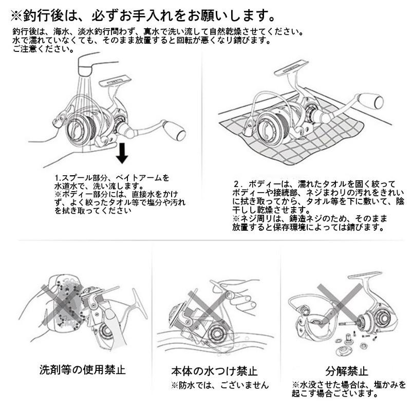 i-loop  ハイパフォーマンス スピニングリール 1000 2000 3000 4000 5000 6000 7000  軽量 STRシリーズ スペアスプール付き 2000番｜kurasupe｜14