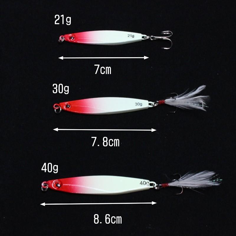 メタルジグ 7個セット i-loop メタルジグ セット 20g 7cm 7色 7個セット ルアーセット