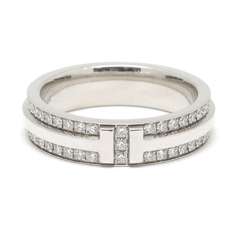 Tiffany T ティファニー Tiffany&Co Tナロー パヴェダイヤモンド Tiffany T ティファニー Tiffany&Co Tナロー パヴェダイヤモンド