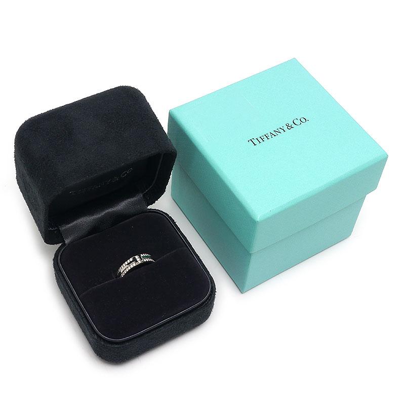 TIFFANY &CO ティファニー ナローダイヤモンドリング 750 ホワイト