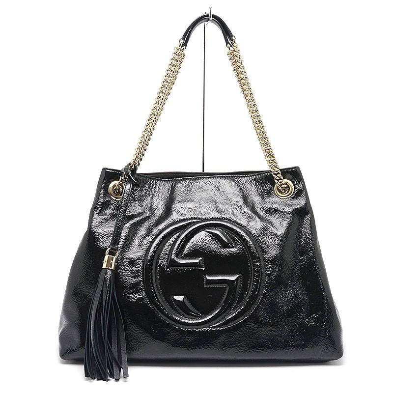 ブランドショッパー付き グッチ Gucci ソーホー チェーンショルダーバッグ 30 インターロッキングg パテント タッセル ブラック 黒 B5サイズ対応 美品 2h01 2h01 質屋クラタセブン 通販 Yahoo ショッピング New限定品 Gestion Etechnologies Shop