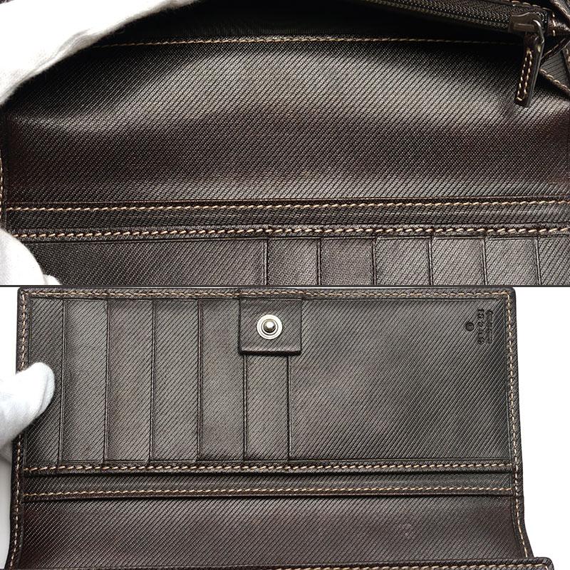 グッチ GUCCI 長財布 118377 GGキャンバス ブラウン 美品 :2h1291:質屋