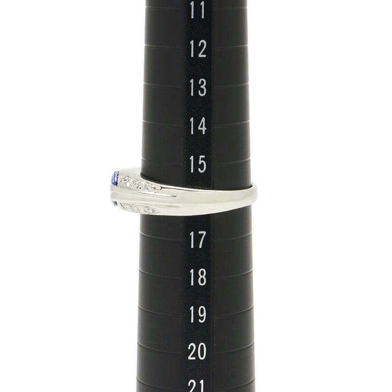 タンザナイトリング 14号 PT900 1.29ct