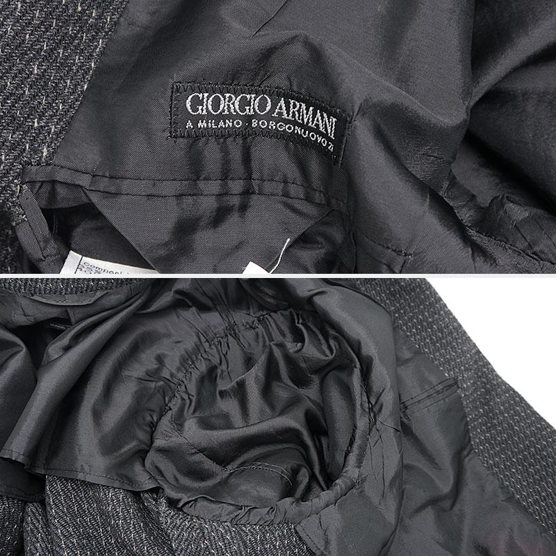 ジョルジオアルマーニ テーラードジャケット サイズ50 グレー系 メンズ 