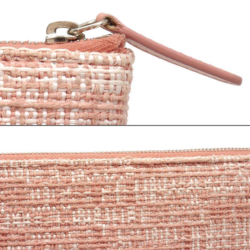 CHANEL シャネル　ドーヴィル　クラッチバッグ CHANEL シャネル ドーヴィル クラッチバッグ ピンク ツイード A4