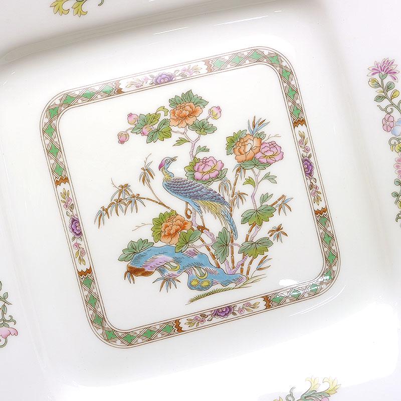 ウェッジウッド WEDG WOOD クタニクレーン 工場 スクエアプレート 大皿