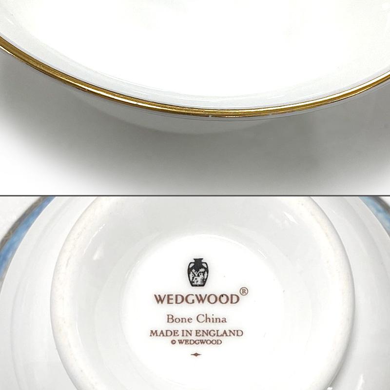 ウェッジウッド WEDG WOOD カーゾン CURZON ティーカップ&ソーサー 2客セット｜kurata7｜05