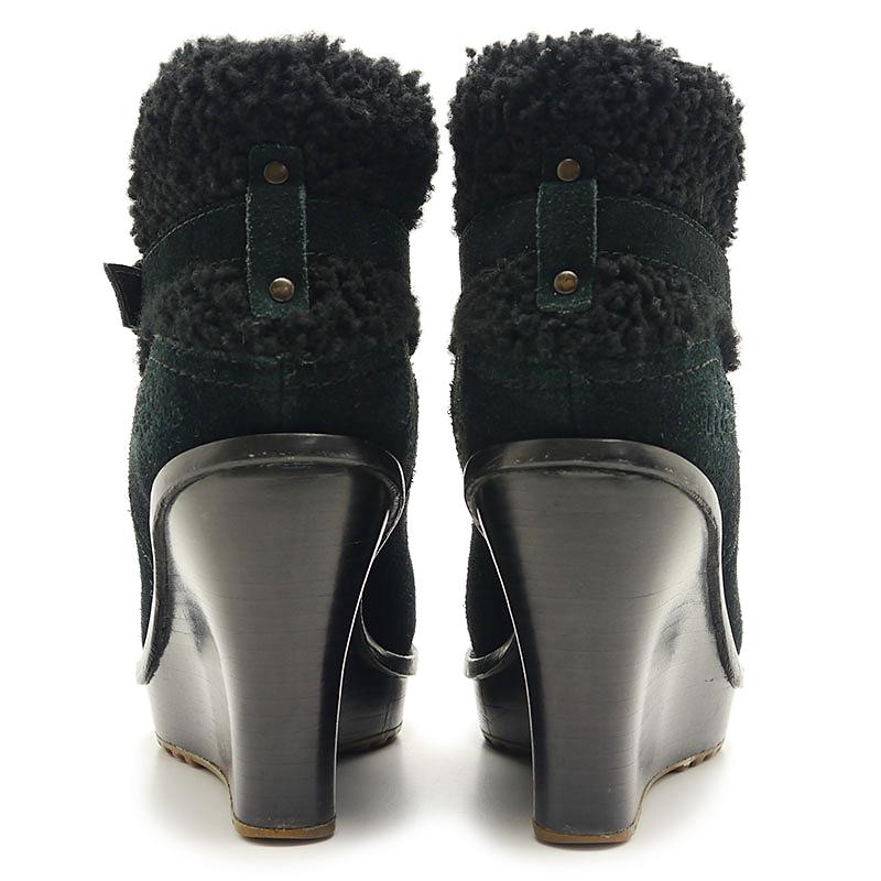 UGG Australia アグ アナイスショートブーツ スエード ブラック 