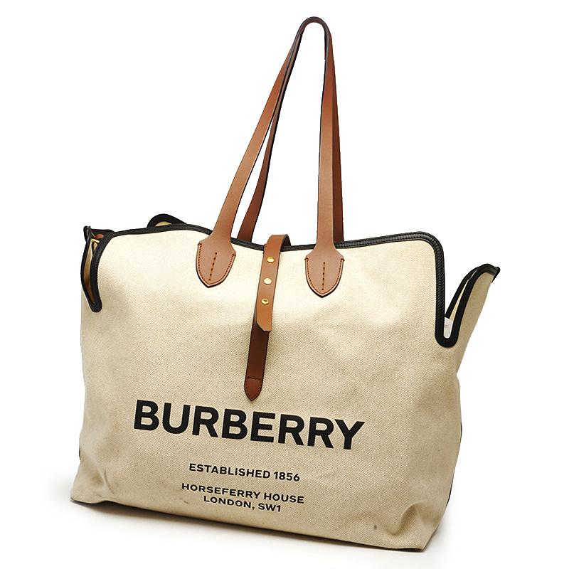 BURBERRY（バーバリー） ロゴトートバッグ キャンバス 8031319 大判 A4