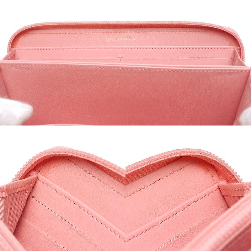 美品♡ CHANEL ボーイシャネル　ラウンドジップ　長財布　ピンク CHANEL（シャネル） ラウンドジップ長財布 ボーイシャネル ココマーク