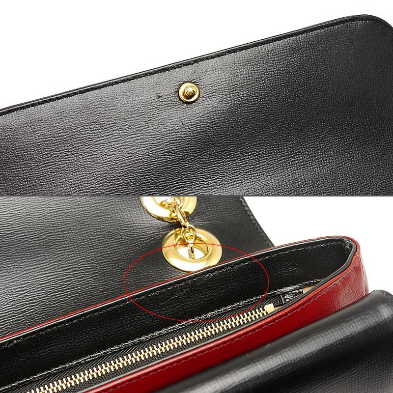 GUCCI（グッチ） チェーンショルダーバッグ 576421 レザー レッド