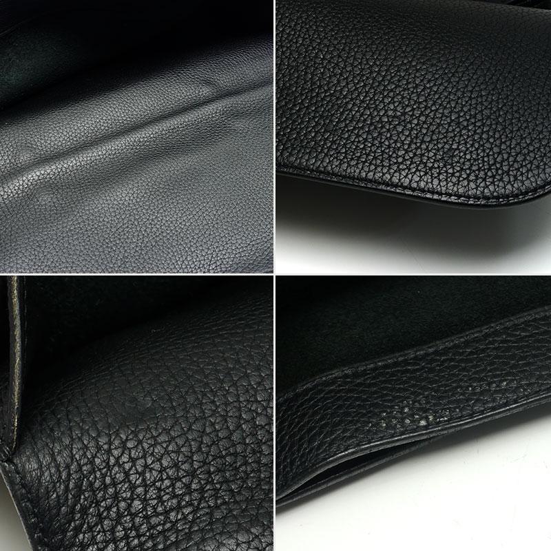 HERMES エルメス ベルト 90 ポロサス ブラック □J刻印：2006年 HERMES