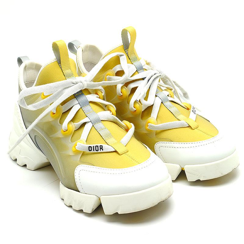 D-Connect ディオール Dior D-CONNECT スニーカー イエロー : 質屋 