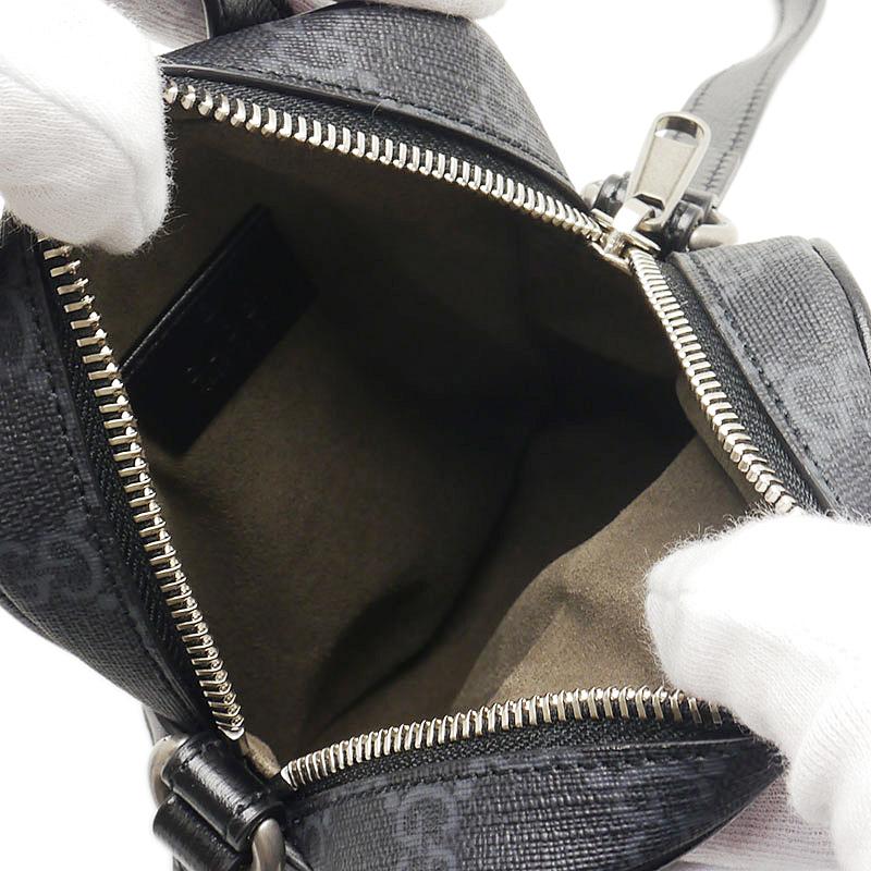 GUCCI 未使用｜グッチ インターロッキングG ミニバッグ ブラックGG 