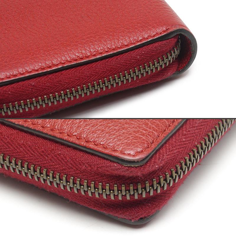 GUCCI グッチ ラウンドジップ長財布 496317 ヴィンテージロゴプリント  