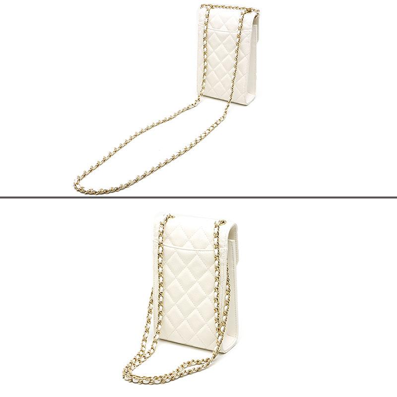 キャビアスキン シャネル CHANEL マトラッセ フォンケース キャビアスキン シャネル CHANEL マトラッセ フォンケース