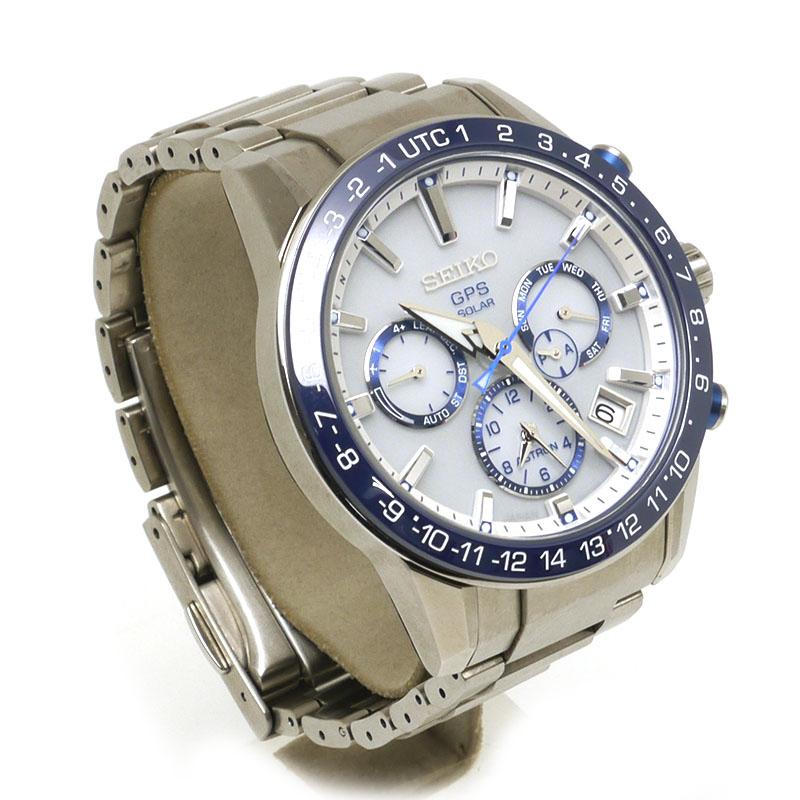 SEIKO セイコー アストロン SBXC013 メンズ GPSソーラー SS 白