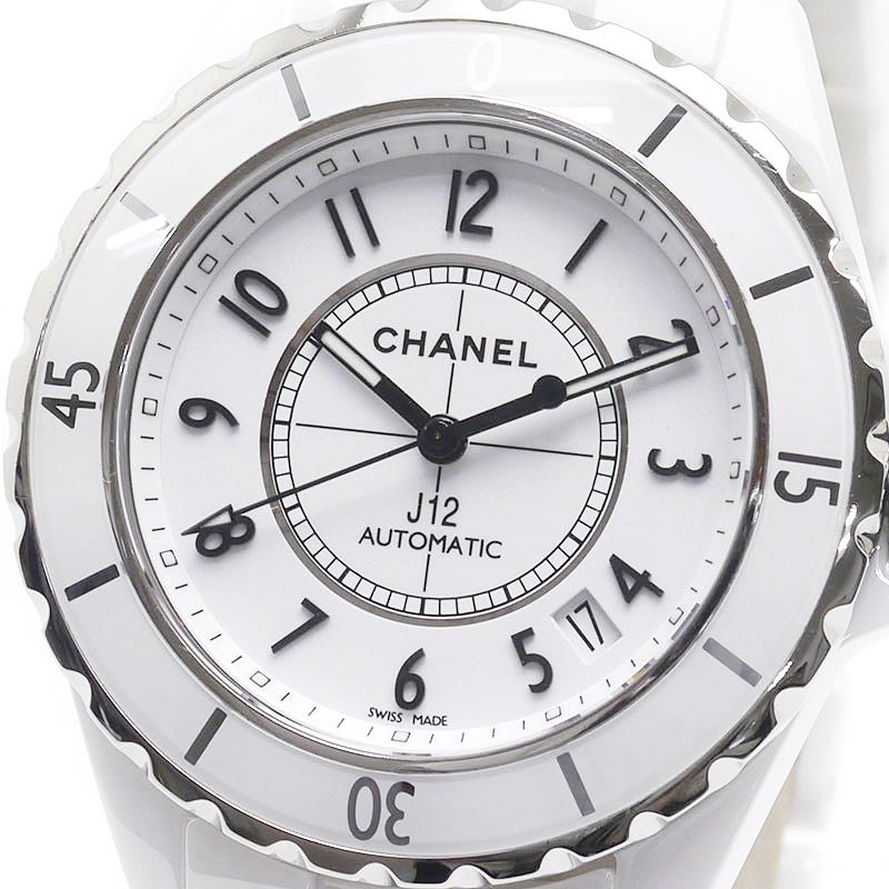 シャネル CHANEL J12 H0970 メンズ 38mm オートマ ホワイトセラミック｜kurata7｜03