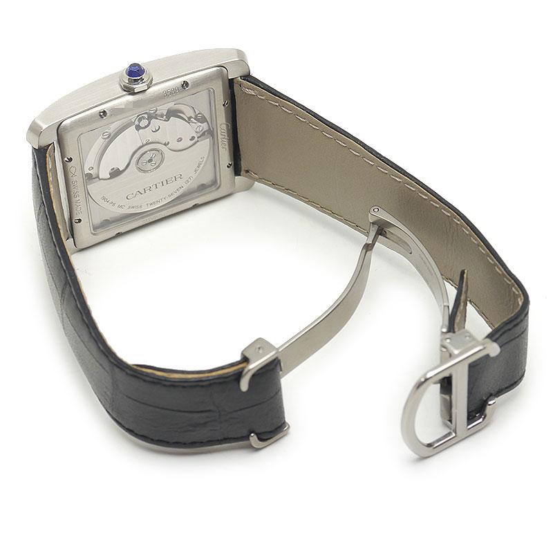 カルティエ タンクMC W5330003 メンズ オートマ SS シルバー文字盤 Cartier（カルティエ） タンクMC W5330003 メンズ オートマ SS
