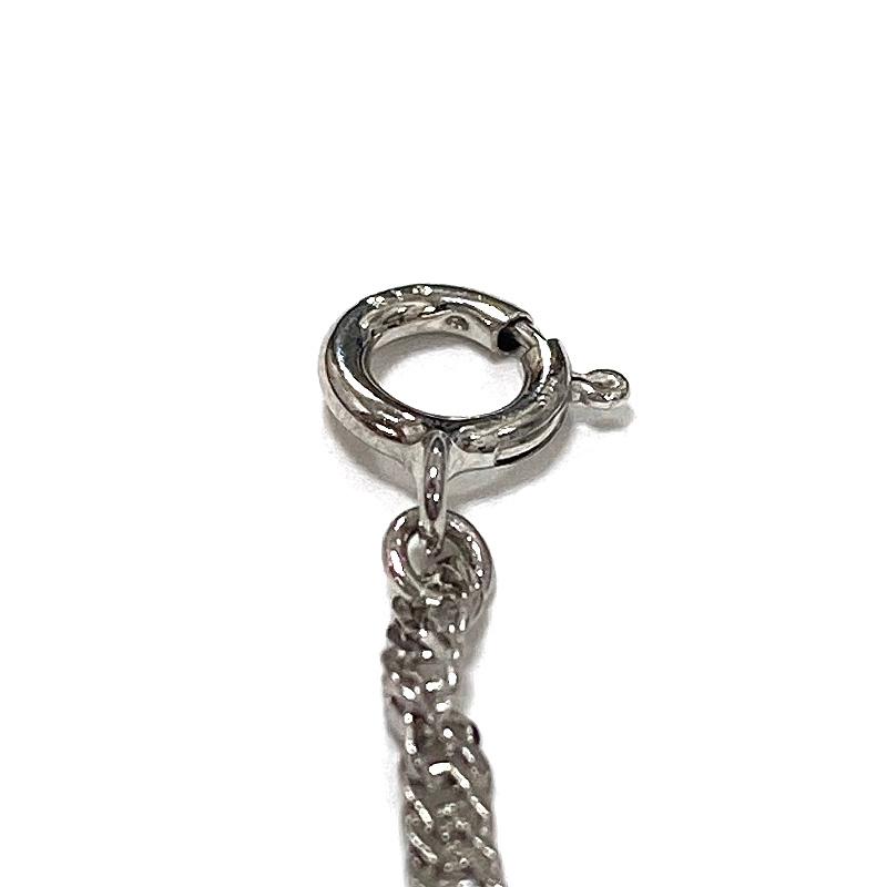 ダイヤモンドネックレス K14WG/K18WG・ダイヤモンド2.00ct ブラウン系 