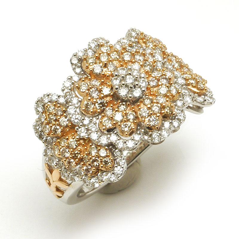 K18WG Hモチーフダイヤリング 13.5号　ブラック 25H01710_600x600_crop_center.