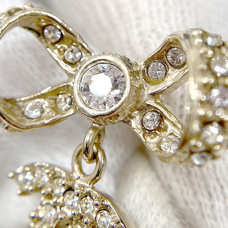 CHANEL シャネル ピアス ココマーク リボンモチーフ CHANEL シャネルCHANELピアス シャネルCHANEL ココマーク リボン