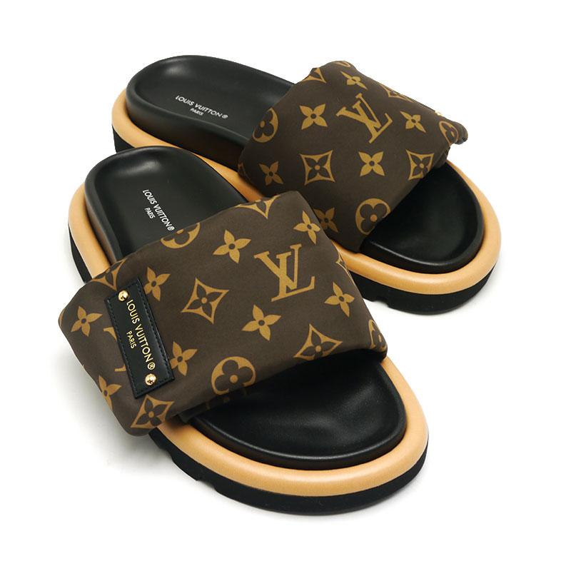 ルイヴィトン Louis Vuitton LV プールピロー・ライン ミュール 1AAEBW