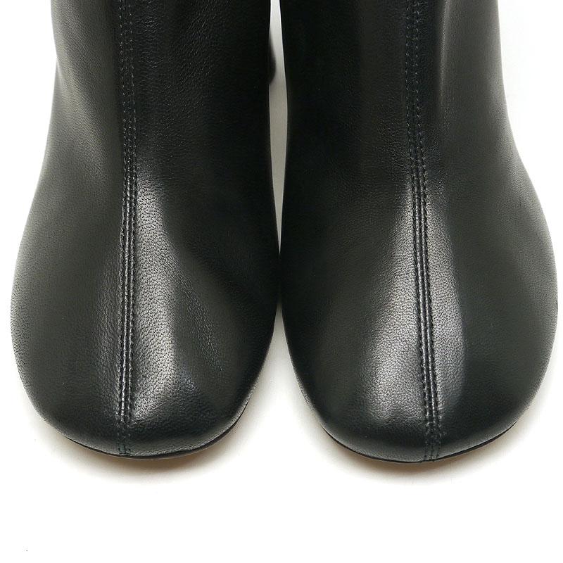 CELINE セリーヌ ショートブーツ 36 黒 ブラック ヒール約8cm 美