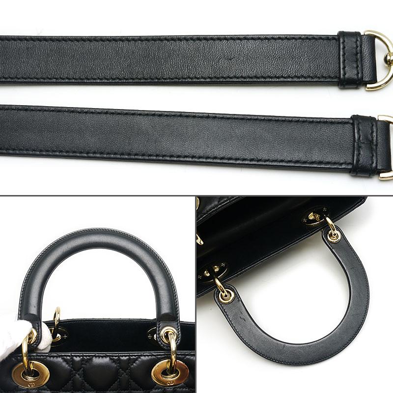 Lady Dior ディオール Christian レディディオール ミディアムバッグ
