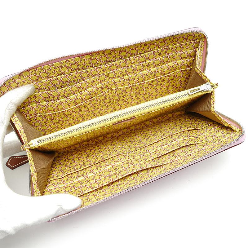 HERMES（エルメス） アザップロング シルクイン ピンク系 イエロー