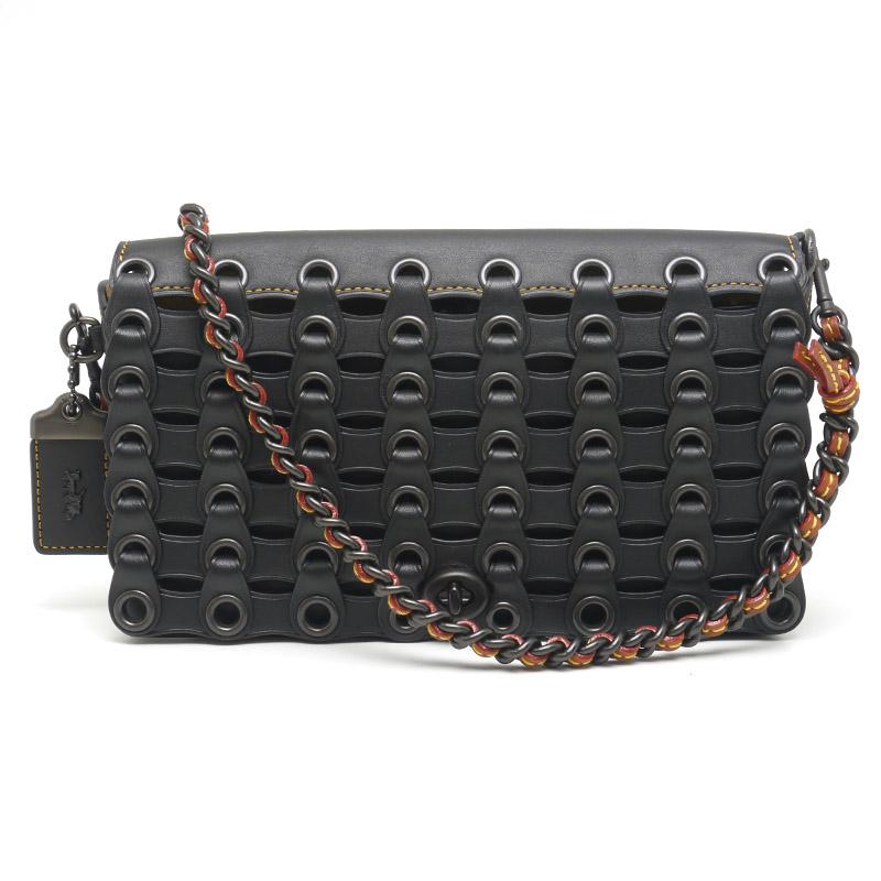 COACH コーチ グラブタンレザー ディンキー リンク パンチング 
