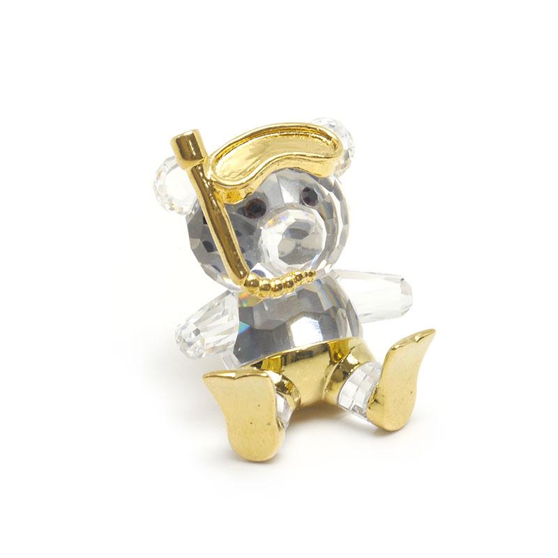 SWAROVSKI（スワロフスキー） クリスタルブローチ ベア 熊 クマ