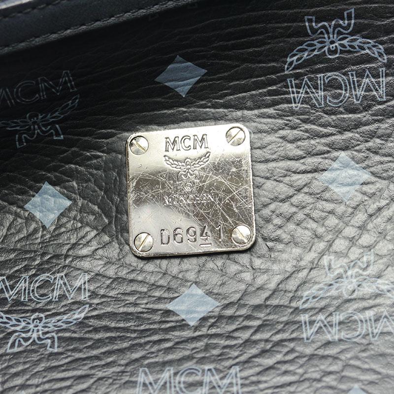 エムシーエム MCM クラッチバッグ セカンドバッグ 総柄 黒 エムシーエム MCM クラッチバッグ セカンドバッグ 総柄 黒