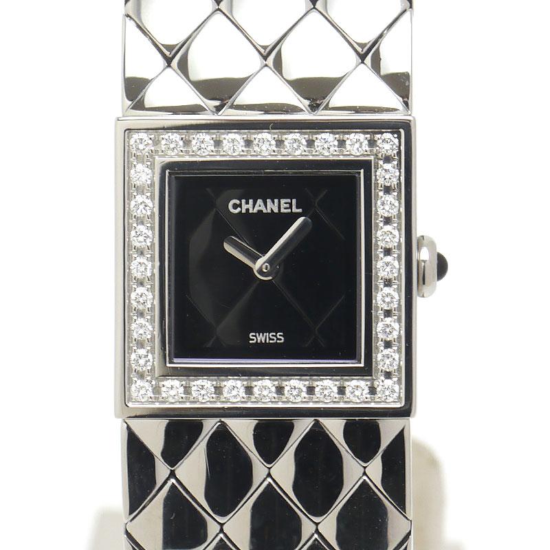 CHANEL シャネル マトラッセ H0489 レディース クオーツ ベゼルダイヤ  