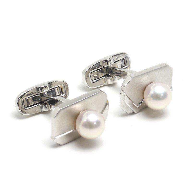 TASAKI（タサキ） カフス シルバー パール径約7mm : 質屋クラタセブン