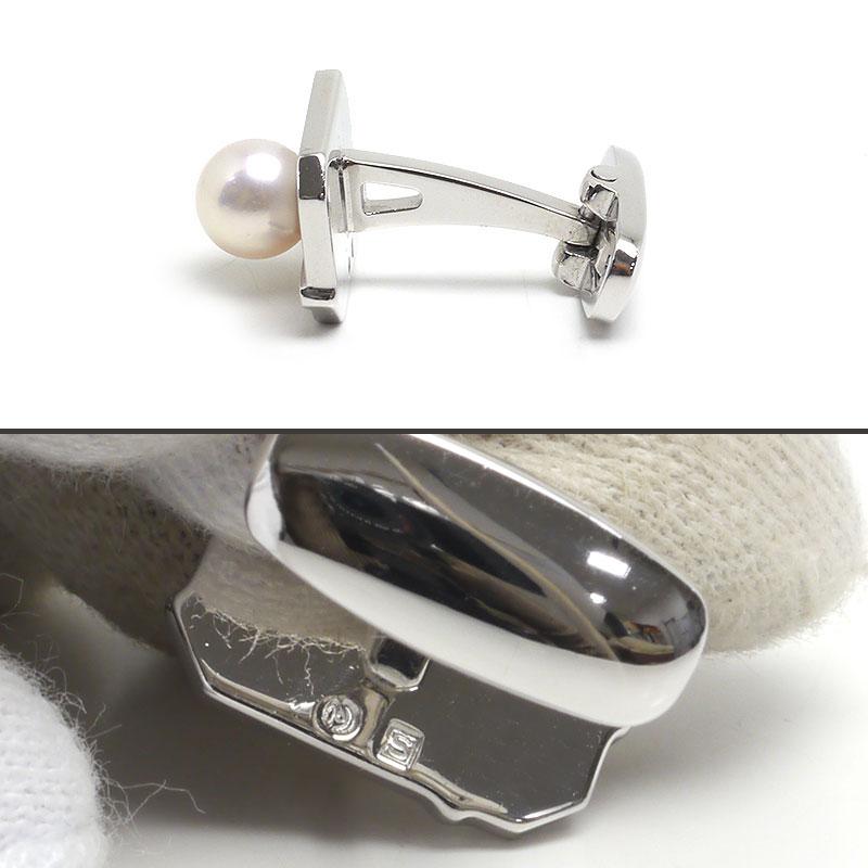 TASAKI（タサキ） カフス シルバー パール径約7mm : 質屋クラタセブン